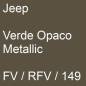 Preview: Jeep, Verde Opaco Metallic, FV / RFV / 149.